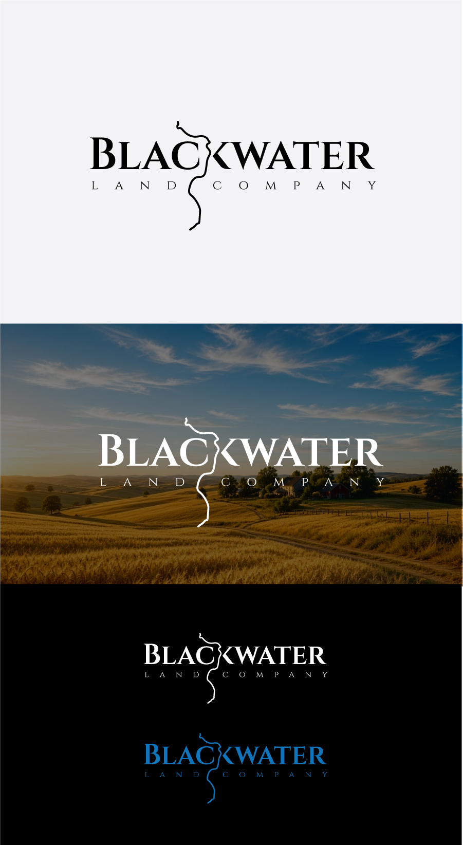 Logo for rural real estate brokerage