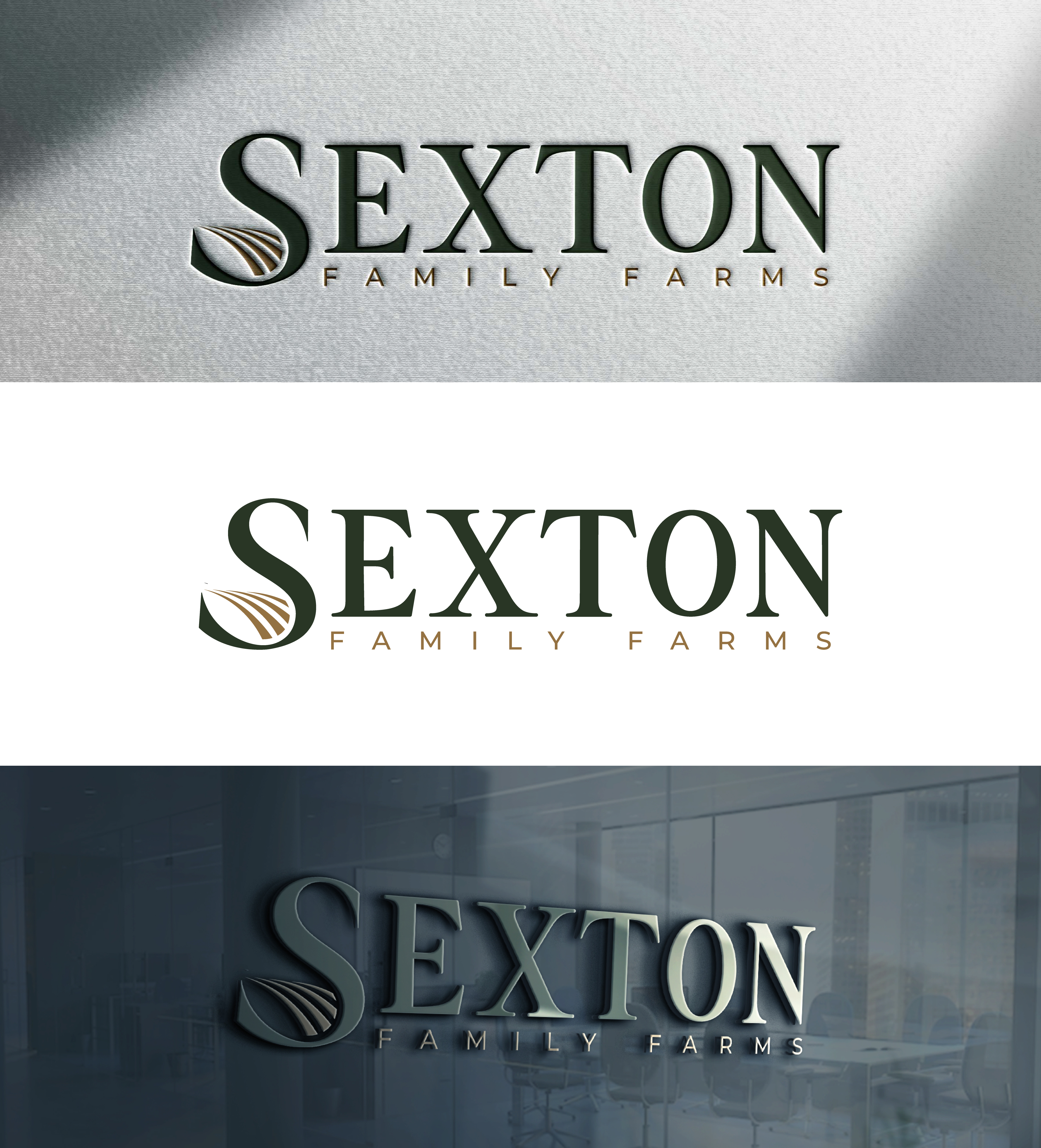 Sexton Family Farms Logo Design Project