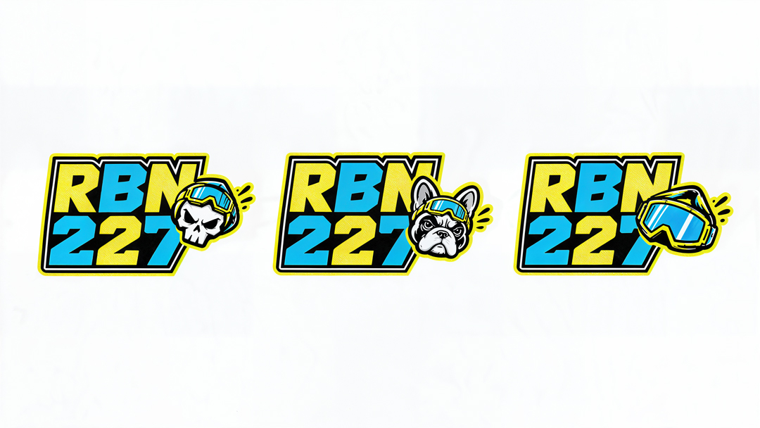RBN227 Motocross Team Logo Design
