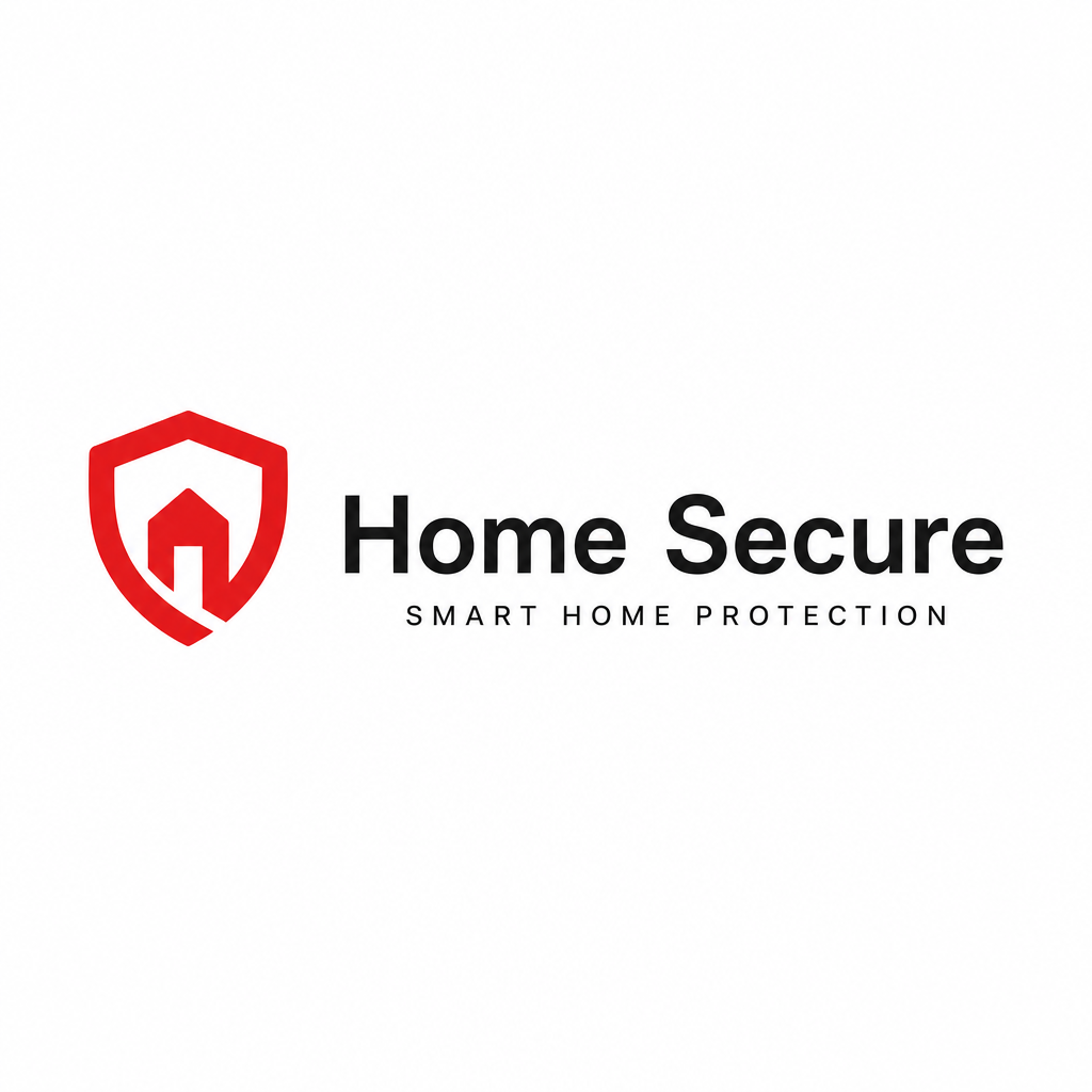Home Secure — Security Software Startup Logo