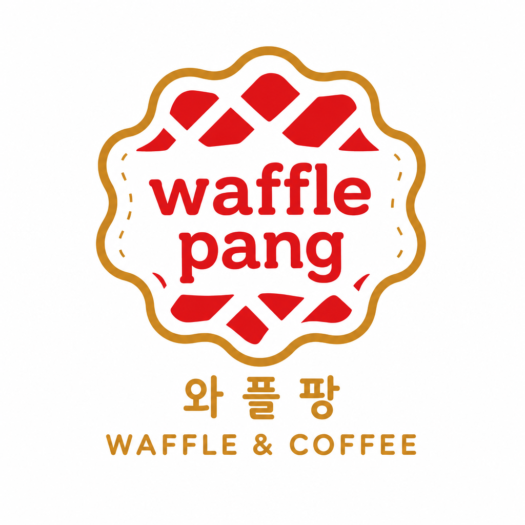 Waffle Pang — Playful Logo for a Waffle Café