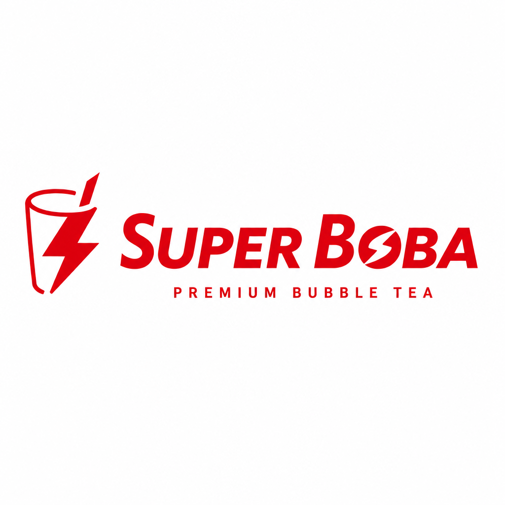 Super Boba — Premium Bubble Tea Logo Refresh